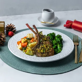 Pistachio Mint Crusted Lamb