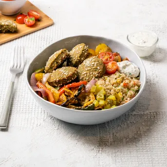 Baked Falafel Bowl