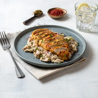 Chicken Mushroom Freekeh