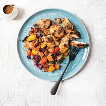 Grilled Chicken & Roast Veggies