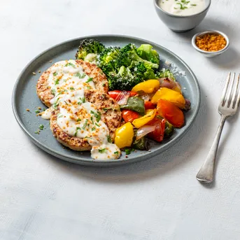 Low Carb Chicken with Roasted Veggies