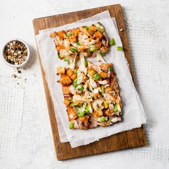 BBQ Chicken Pizza Slice