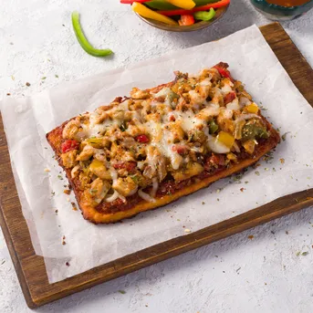 Fajita Chicken Pizza Slice