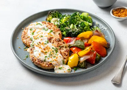 Low Carb Chicken with Roasted Veggies