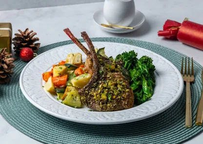 Pistachio Mint Crusted Lamb