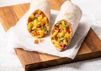 Egg & Bacon AM Burrito