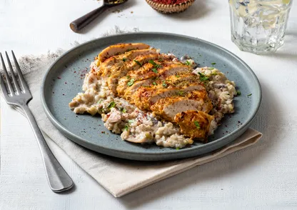 Chicken Mushroom Freekeh