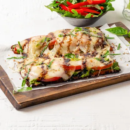 Caprese Pizza Slice