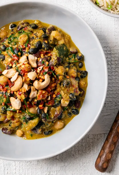Vegan Three Bean Bowl