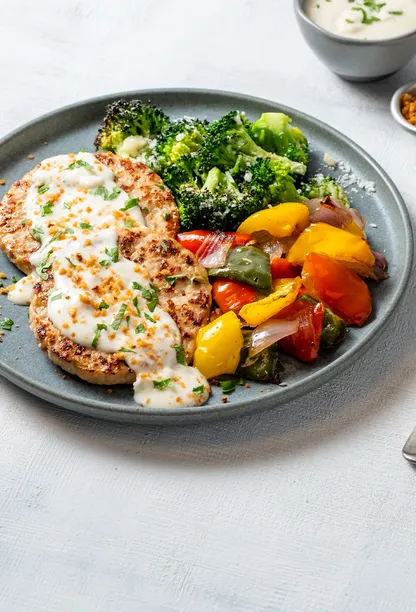 Low Carb Chicken with Roasted Veggies