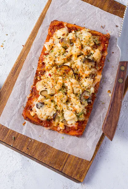 Truffle Chicken Pizza Slice